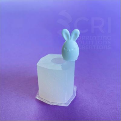 Stampo in silicone Coniglietto uovo in stampa 3d